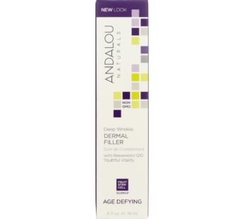 Andalou Naturals Age Defying Deep Wrinkle Dermal Filler – 0.6 Fl Oz