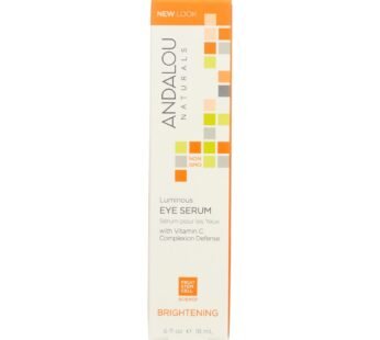 Andalou Naturals Luminous Eye Serum Brightening – 0.6 Fl Oz