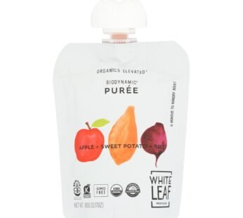 White Leaf Provisions – Baby Food Apple Swtpt Bt – Case Of 6 – 3.2 Oz