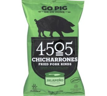 4505 – Pork Rinds – Chicharones – Jalapeno Cheddar – Case Of 12 – 2.5 Oz