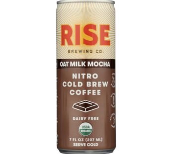 Rise Brewing Co. Mocha Latte Nitro Cold Brew Coffee, Mocha Latte – Case Of 12 – 7 Fz