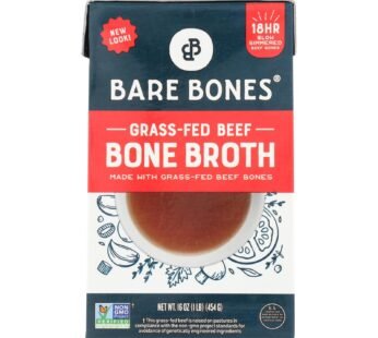 Bare Bones Classic Bone Broth – Case Of 6 – 16 Fz