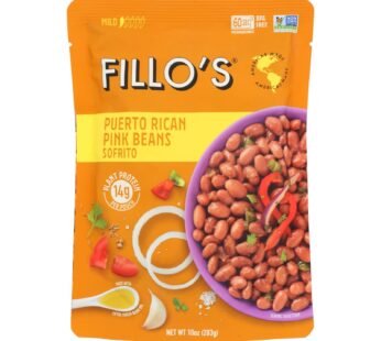 Fillo’s Beans – Puerto Rican Pink Beans – Case Of 6 – 10 Oz.