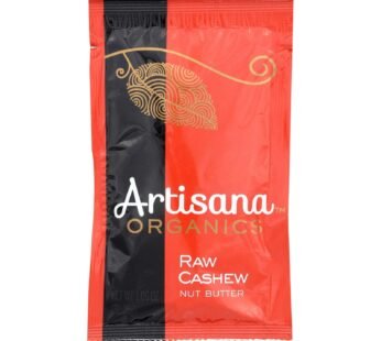 Artisana Organic Raw Cashew Butter – Squeeze Packs – 1.06 oz – Case of 10