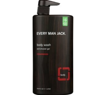 Every Man Jack Body Wash Cedarwood Body Wash – 1 Each – 33.8 fl oz.