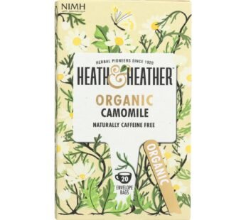 Heath & Heather – Tea Camomile Herbal – Case Of 6 – 20 Ct