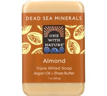 One With Nature Almond Soap Bar – 7 Oz