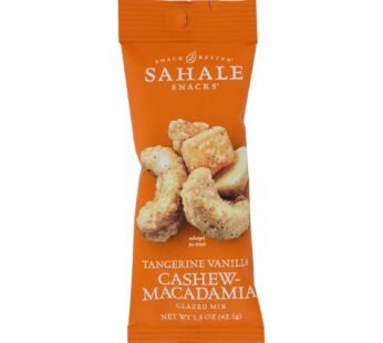 Sahale Tangerine Vanilla Cashew Macadamia Glazed Mix – Case Of 9 – 1.5 Oz