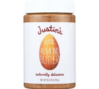 Justin’s Nut Butter Almond Butter – Classic – Case Of 6 – 16 Oz.