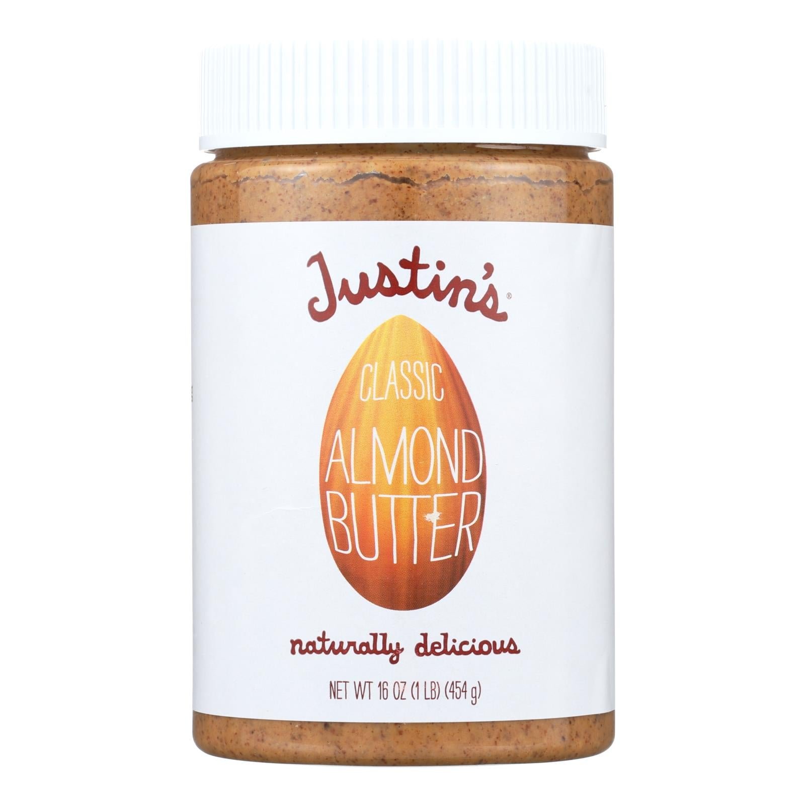 Justin’s Nut Butter Almond Butter – Classic – Case Of 6 – 16 Oz.