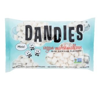 Dandies – Air Puffed Mini Marshmallows – Classic Vanilla – Case Of 12 – 10 Oz.