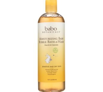 Babo Botanicals – Baby Bubble Bath And Wash – Moisturizing – Oatmilk – 15 Oz