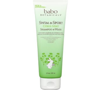 Babo Botanicals – Shamp&wash Swim & Sport – 1 Each 1-8 Fz