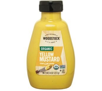 Woodstock Organic Yellow Mustard – Case Of 12 – 8 Oz