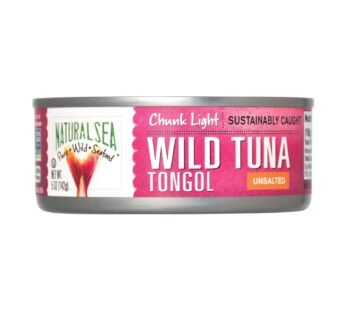 Natural Sea Wild Tongol Tuna, Unsalted, Chunk Light – Case Of 12 – 5 Oz