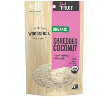 Woodstock Organic Shredded Coconut – Case Of 8 – 7 Oz