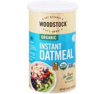 Woodstock Organic Instant Oatmeal – Case Of 12 – 16 Oz