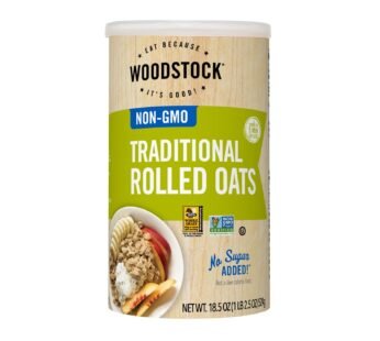 Woodstock Traditional Rolled Oats – Case Of 12 – 16 Oz.