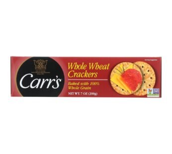 Carr’s Crackers – Whole Wheat – Case Of 12 – 7.1 Oz