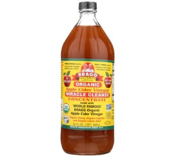 Bragg – Organic Apple Cider Vinegar – Miracle Cleanser Concentrate – Case Of 12 – 32 Fl Oz