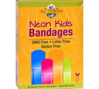 All Terrain – Bandages – Neon Kids – Assorted – 20 Count