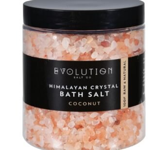 Evolution Salt Bath Salt – Himalayan – Coarse – Coconut – 26 Oz