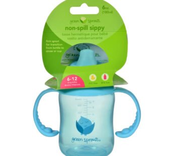 Green Sprouts Sippy Cup – Non Spill Aqua – 1 Ct