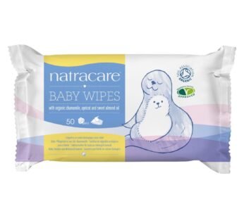 Natracare Organic Cotton Baby Wipes – 50 Pack