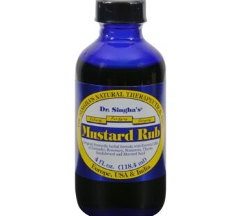 Dr. Singha’s Mustard Rub – 4 Fl Oz