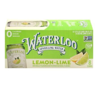 Waterloo – Sparkling Water Lime – Case of 3 – 8/12 FZ