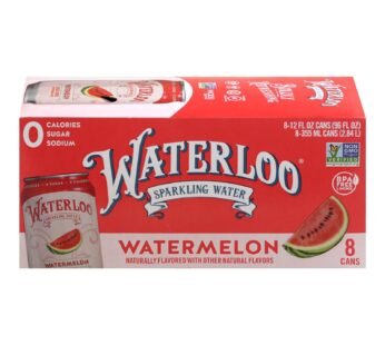 Waterloo – Sparkling Water Watermelon – Case of 3 – 8/12 FZ