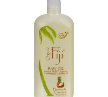 Organic Fiji Virgin Coconut Oil Pineapple – 12 Fl Oz