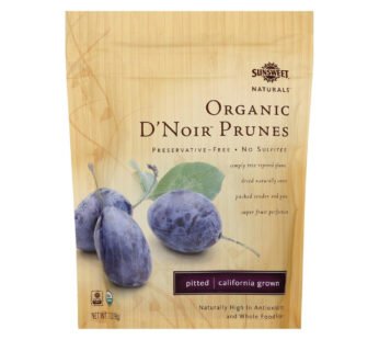 Sunsweet Naturals Organic D’noir Prunes – Case Of 12 – 7 Oz.