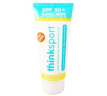 Thinksport Sunscreen – Safe – Kids – Spf 50 Plus – Family Size – 6 Oz