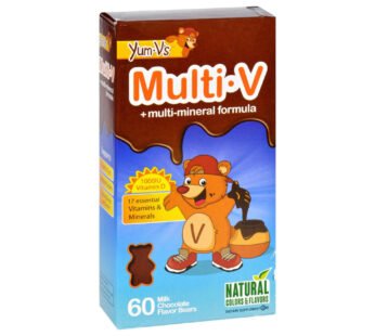 Yum V’s Multi-v Plus Multi-mineral Formula Milk Chocolate – 60 Bears