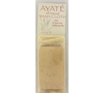 Thai Deodorant Stone Ayate All Natural Wash Cloth With Cleansing Bar – 1 Bar