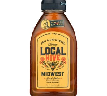 Local Hive 100% Pure Raw & Unfiltered Honey – Case Of 6 – 16 Oz